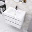 Ensemble de meuble-lavabo simple 30 po avec surface solide Lillyanah-583495548-583495544