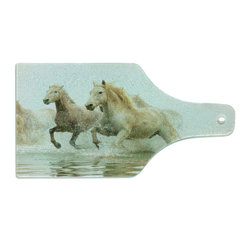 Planche à découper en verre trempé Ambesonne