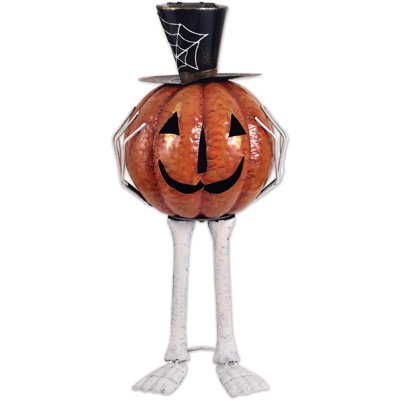 Solar "J-Quellin" Pumpkin sculpture