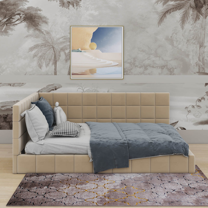 Full Size Upholstered Daybed Bed