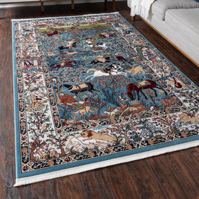 Ledger Oriental Multicolor Area Rug