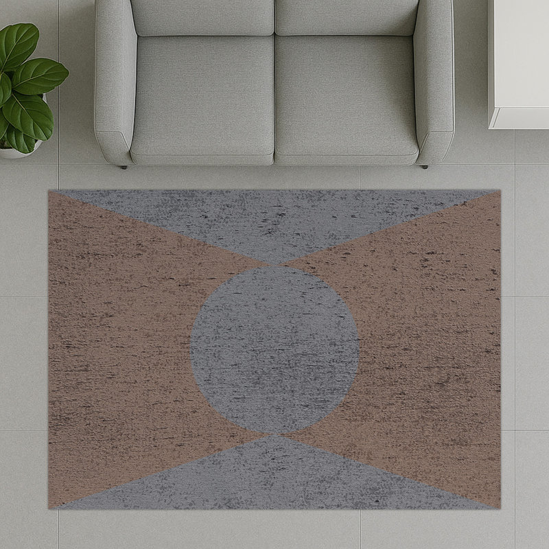 Abstract Area Rug, Runner 70 x 140 cm