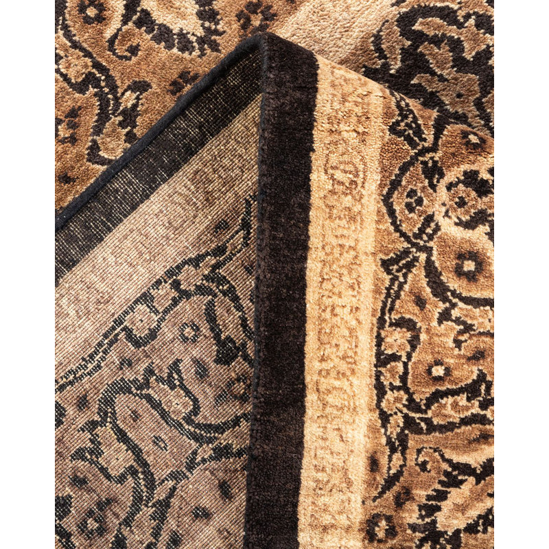 Classic One-of-a-Kind 3' 10" X 4' 2" Hand Knotted Area Rug