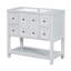 Meuble-lavabo de 36 po avec lavabo sous comptoir, ensemble de meuble-lavabo autoportant avec 4 tiroirs et portes à fermeture douce, armoire de rangement en bois massif (Identique à SW000123AAE)-115898821