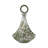 Dakota Fields Curran Art Glass Bottle, Green-978792606