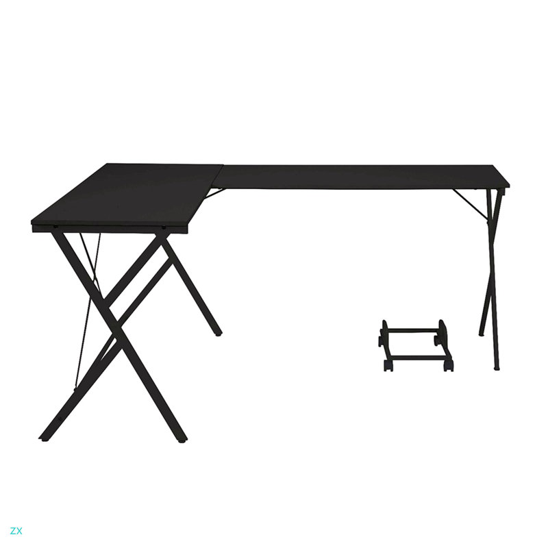 L-Shape Computer Desk With Computer Holder