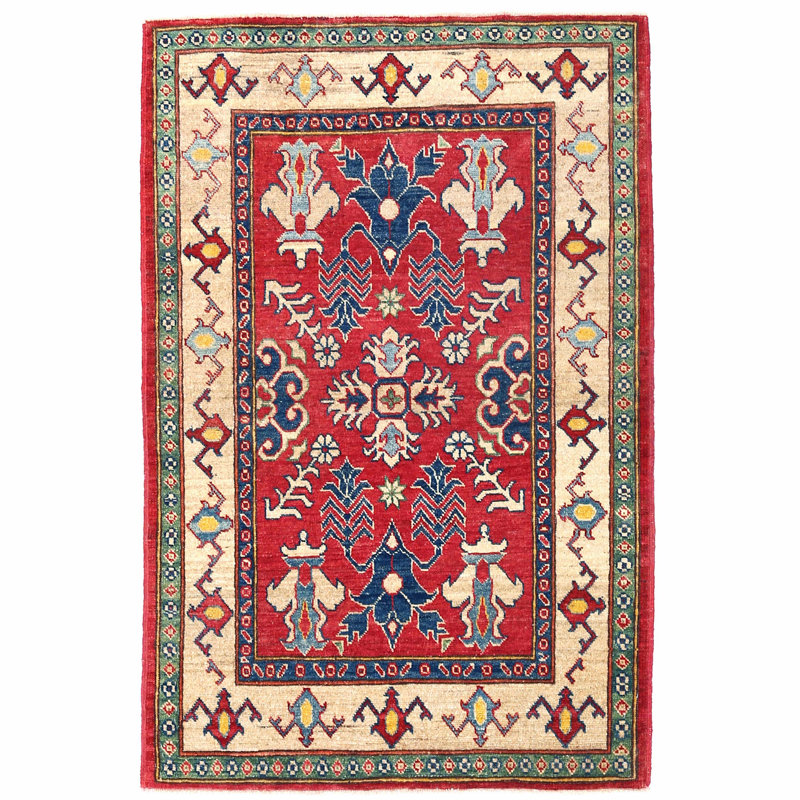 Tapis en laine fait à la main Kazak