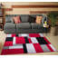 Amie-Louise Rectangle Patchwork Area Rug-1324261017