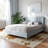 Jacqeuline Upholstered Wingback Bed-1025458476