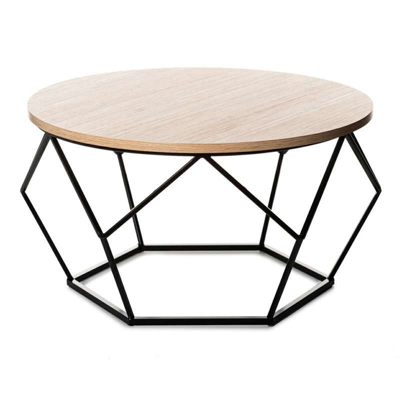 Alekos Abstract Coffee Table, Beige