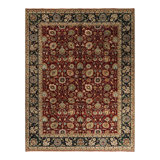 Overdyed One-of-a-Kind 9' 1" X 11' 9" Hand Knotted Area Rug