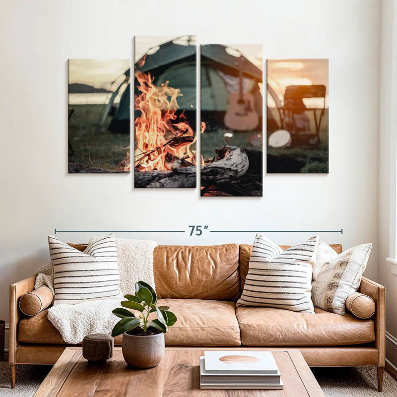 Senne Campfire, 42" H x 68" W