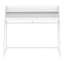 Bureau d'ordinateur, bureau personnel, ordinateur portable, tablettes de rangement, L 48 po, travail, stratifié, métal, contemporain, moderne-770306425
