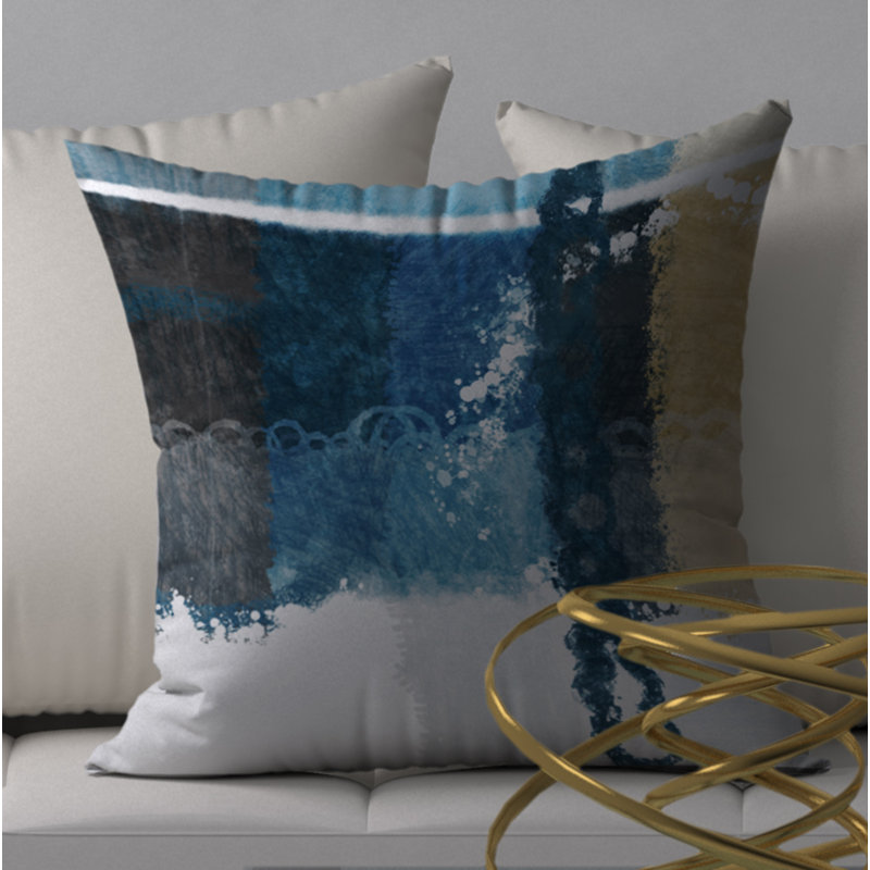 Housse de coussin carrée « agree », H 24 po x l 24 po