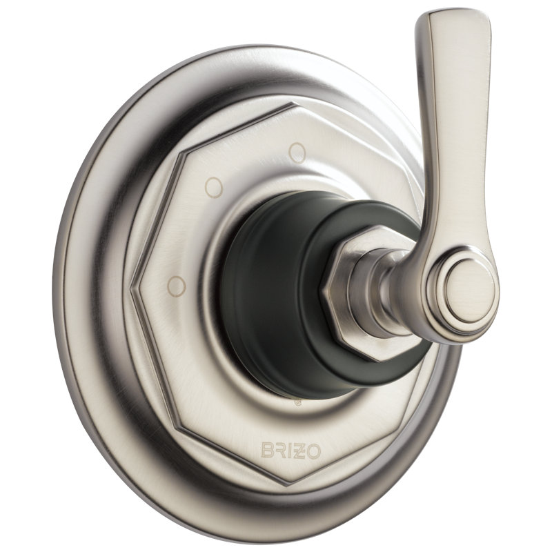 Rook® 3-Function Diverter Trim, Luxe Nickel/Matte Black