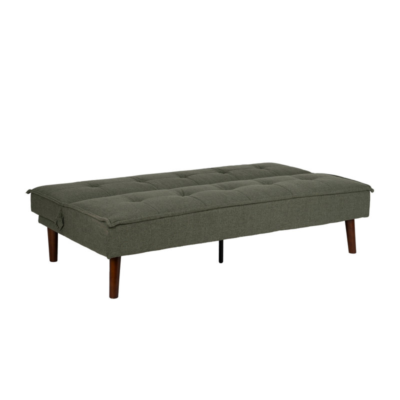 Mykonos 3 Seater Chenille Sofa Bed, Green