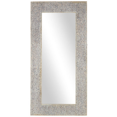 Solid Wood Rectangle Floor Mirror