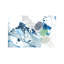 Blue Marble 1 Piece Painting on Canvas-101415681-101415683