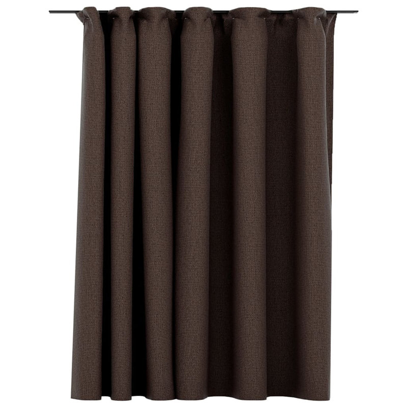 Chaaya Blackout Curtain Single Panel, Taupe