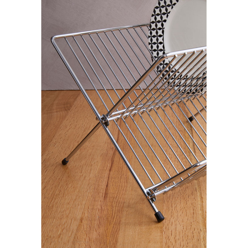 Folding Chrome Dish Rack
