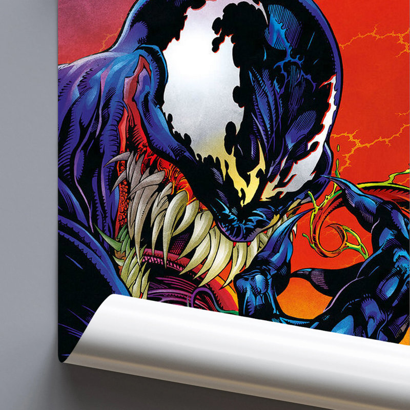  Officiellement sous licence Venom - Comic (couleur), affiche d'art 24 x 36 pouces - reproduction décorative - papier affiche - prêt à encadrer