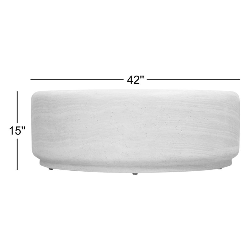 Venetia Outdoor Coffee Table-Sand Striae