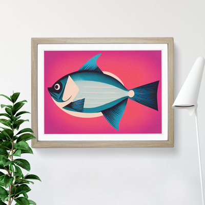 XH1022-1703X Brilliant Fish - Single Picture Frame Print