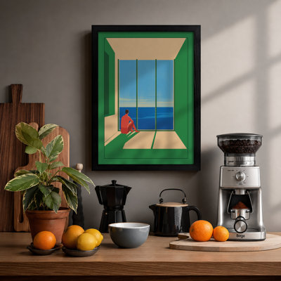 Window To The Sea Minimalist - Print