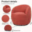 Chaise pivotante Coral 360 - avec rembourrage confortable-1674800805