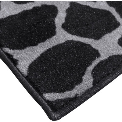 Tapis noir / gris Badarjahan