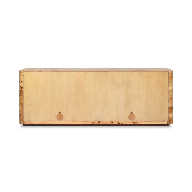 Mullins Media Console-Natural Mappa Burl
