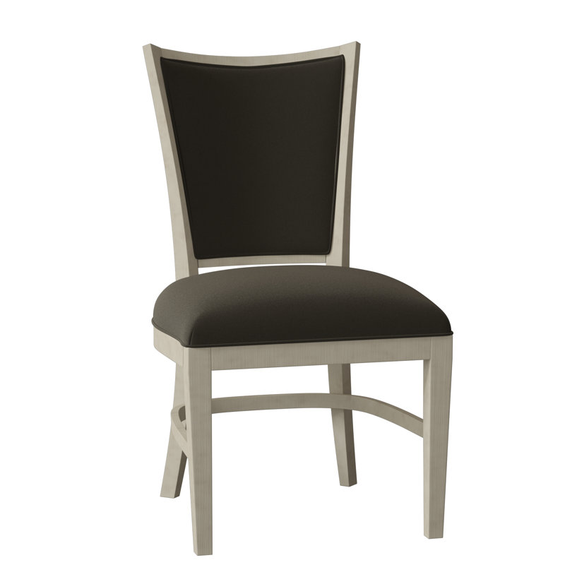 Hamlin Upholstered King Louis Back Side Chair, 9953 Loden, Almond Buff