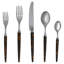 BIA Cordon Bleu Tang 5 Piece 18/10 Stainless Steel Flatware Set, Service for 1