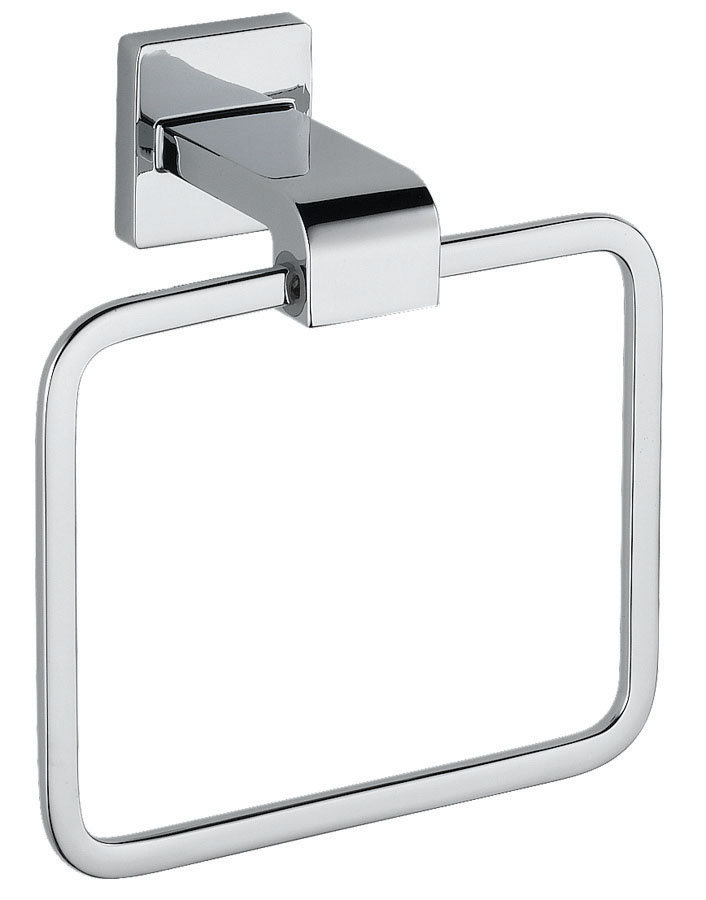 Urban-Arzo Wall-Mounted Towel Ring, Chrome