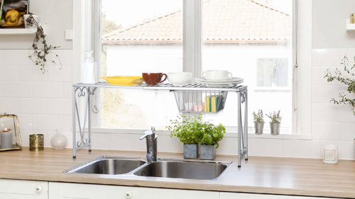 MyGift Expandable over the Sink Dish Rack & Reviews