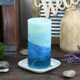 Lyr Oceans Scented Pillar Candle
