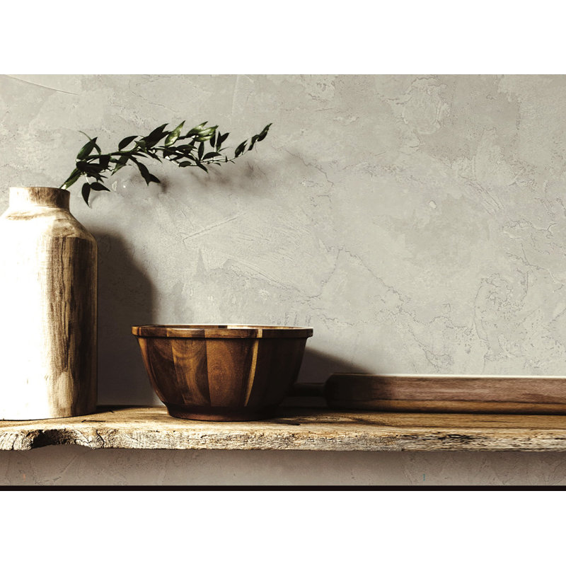 Structura 10.05m x 53cm Matte Wallpaper Roll, Cream