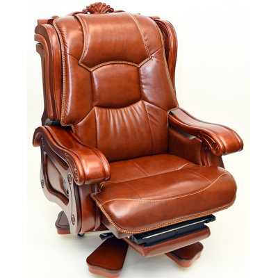 Fauteuil de direction en cuir véritable