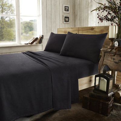17 Stories Aonghus Flannel Flat Sheet