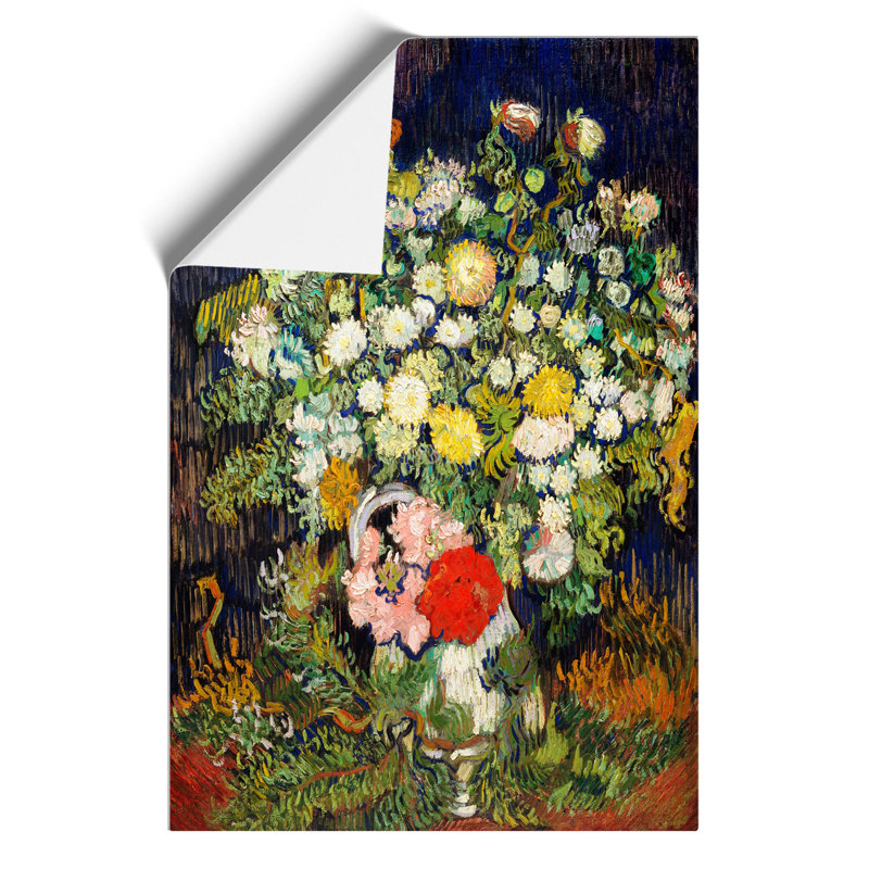 Bouquet of Flowers by Vincent van Gogh - Frameless Print, 30cm H x 21cm W x 0.1cm D