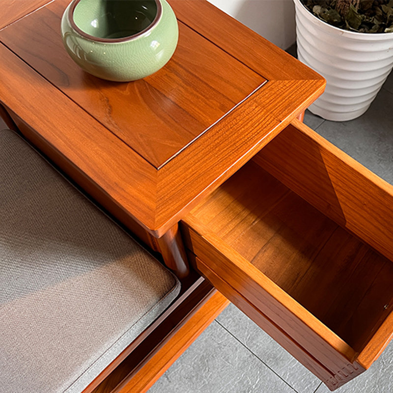 10 Pair Solid Wood Shoe Storage Bench