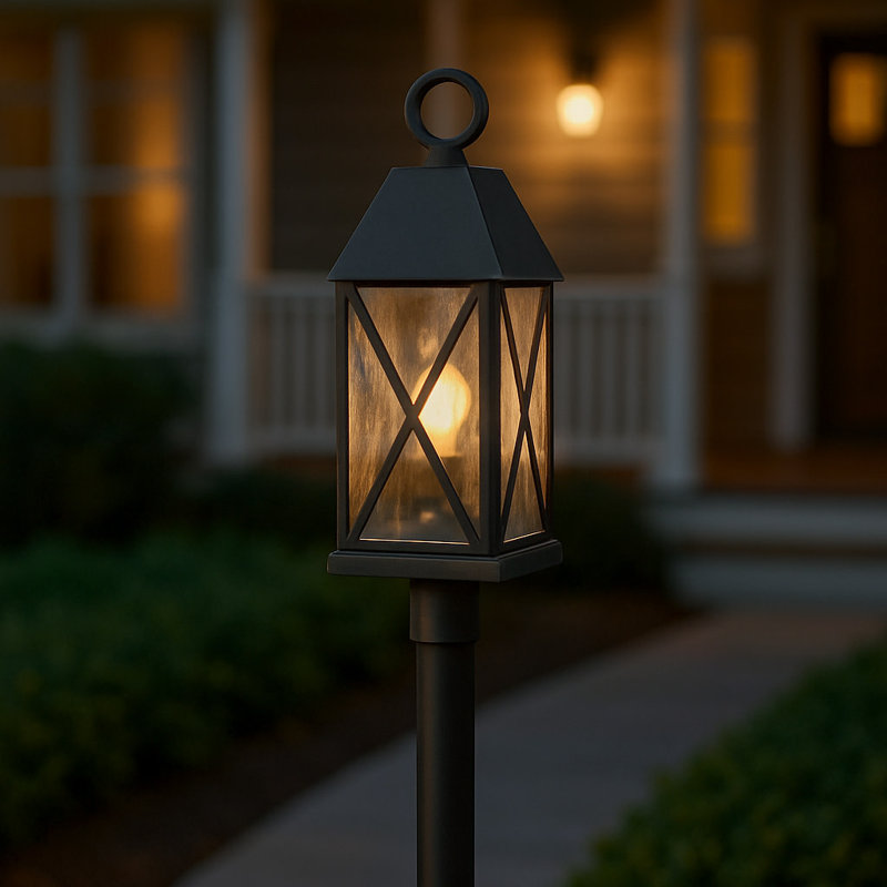 Briar 25-in 1-Light Outdoor Post Top or Pier Mount Lantern