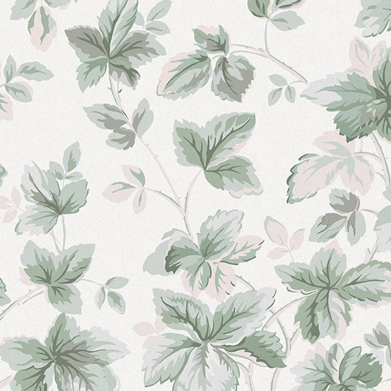 Laura Ashley Autumn Leaves Sage Green Wallpaper, Sage Green