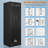 KAER 12-Gun Modular Steel Gun Cabinet with Biometric Keypad Lock, Adjustable Rifle Rack & Door Storage, Assembly Required