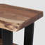 Table de bout à 3 niveaux avec rangement en bois massif Beames Live Edge-124438194
