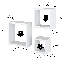 Tablettes cubiques cubiques
