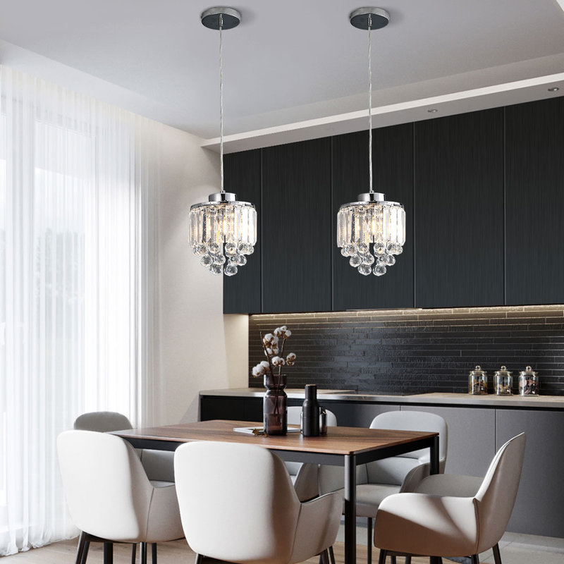 Bassford 2 - Light Crystal Drum Chandelier