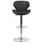 Tabouret de bar réglable en vinyle Guajardo-33309688