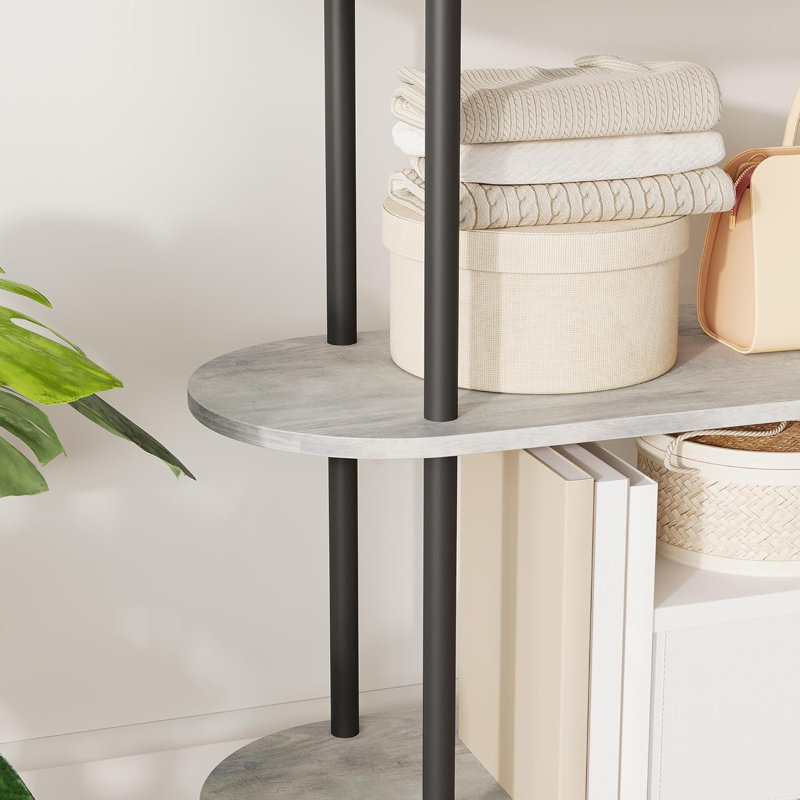 182cm H x 80cm W Bookcase, Grey