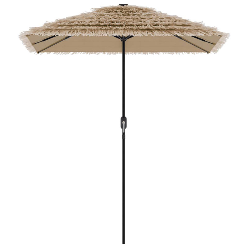 Beach Parasol, Brown, white and pink, 250cm H x 300cm W x 200cm D